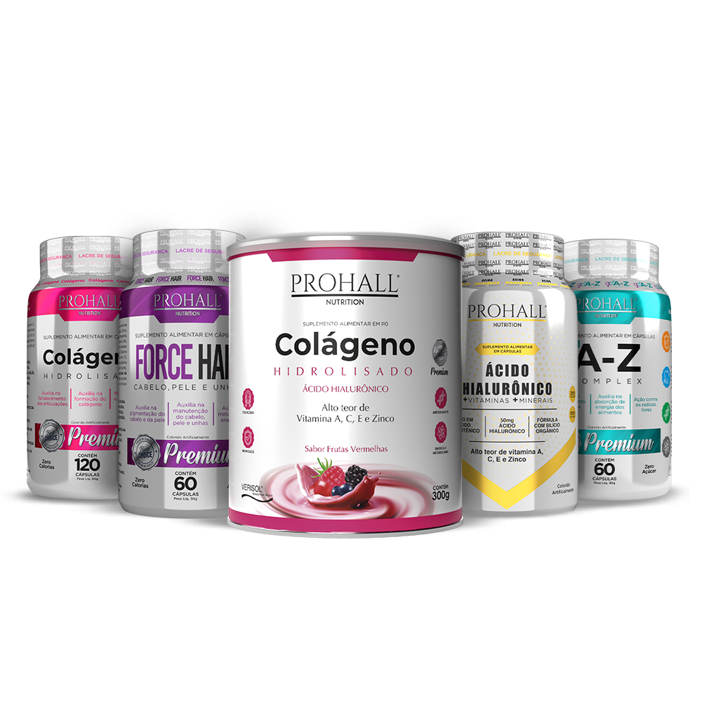 Conheça toda a linha Prohall Nutrition