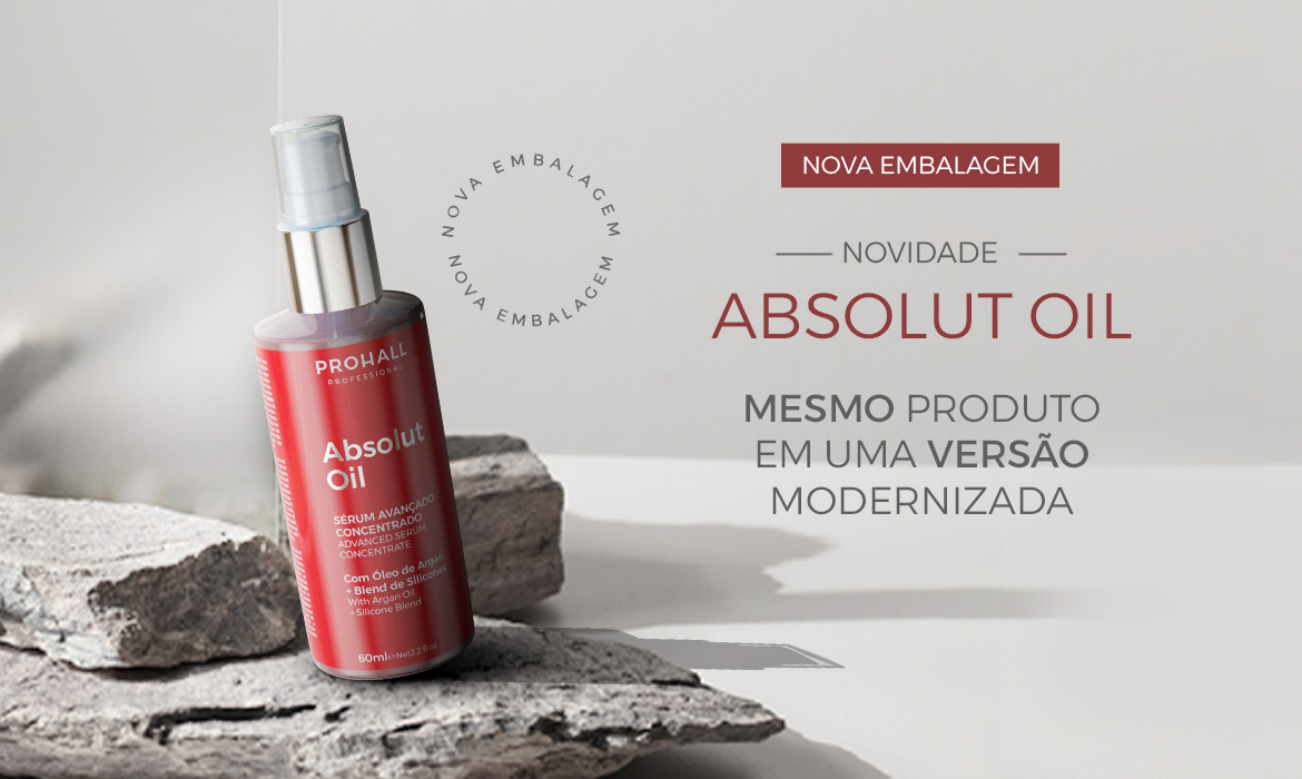 Absolut Oil: nova embalagem mais sofisticada