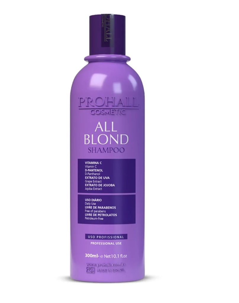 Shampoo Matizador e Manutenção para Loiros All Blond 300ml